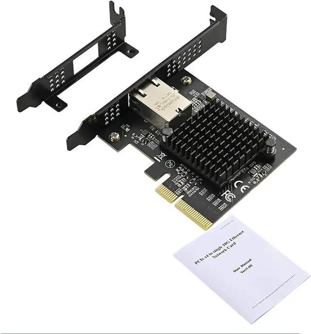 Alt view image 7 of 7 - PCIe x4 10G Network Card IO-PCE113-GLAN, AQC113 Chip 10G/5G/2.5G/1G RJ45 Ethernet Adapter, Compatible with Desktop PC, Server, NAS, and Soft Router Systems (Not Compatible with Apple System)