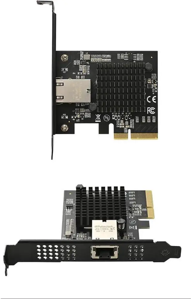 Alt view image 2 of 7 - PCIe x4 10G Network Card IO-PCE113-GLAN, AQC113 Chip 10G/5G/2.5G/1G RJ45 Ethernet Adapter, Compatible with Desktop PC, Server, NAS, and Soft Router Systems (Compatible with Apple System)