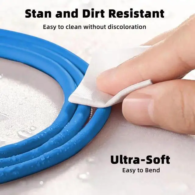 Alt view image 2 of 6 - USB C to C Cable,USB 2.0 Type C Male to USB C Male Ultra Soft 120W Power Fast Charge Data Transfer Extension Cable with Charging Indicator 2.0M