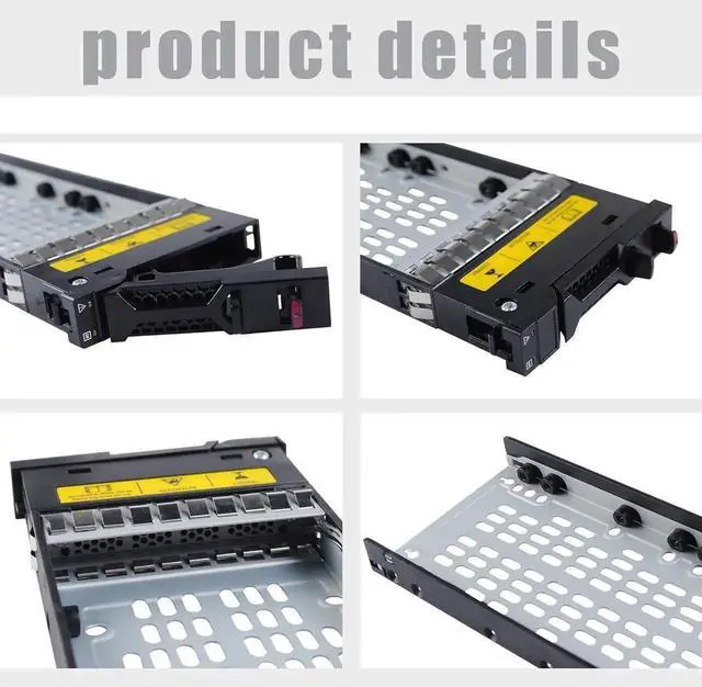 Alt view image 3 of 6 - Hard Drive Tray Caddy 2.5" SFF SAS/SATA SSD Bracket P14405-001 Hard Drive Bracket Compatible for H-PE MSA M2 1060 2060 M2