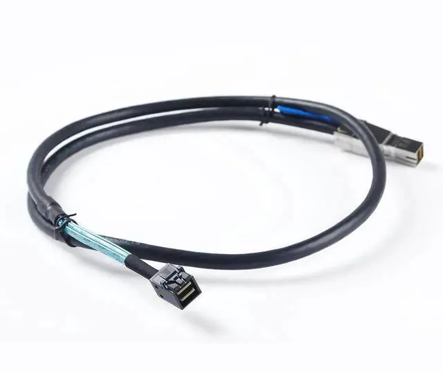 Alt view image 3 of 6 - Mini SAS HD SFF-8644 to Mini SAS HD SFF-8643 Data Server Raid 1m 3.3FT Cable
