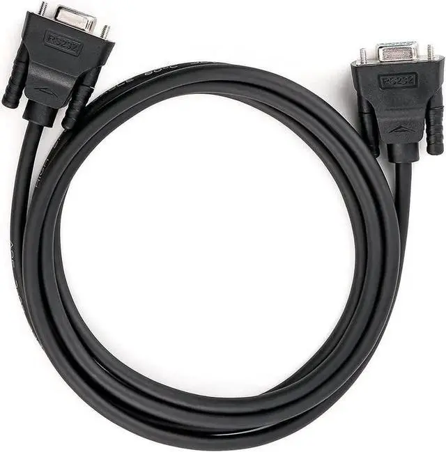 Alt view image 2 of 7 - DB9 RS232 Serial Cable Female to Female Null Modem Cord Full Handshaking 7 Wire Crossover for Data Communication (1.5 Feet, Black)