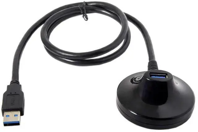 Alt view image 7 of 7 - USB 3.0 Desktop Extension Cable USB 3.0 Type A Male to Female Desktop Extension Data Cable 0.8m