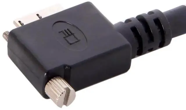 Alt view image 7 of 7 - USB 3.0 Cable USB 3.0 Type A Male to Micro B Male 90 Degree Right Angled Cable with Mount Panel Screws 5.0M