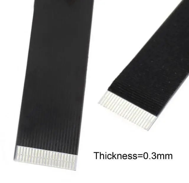 Alt view image 5 of 7 - USB 2.0 Flat Cable USB 2.0 Male to Male 90 Degree UP Angled Ribbon Flex Extension Cable Adapter 2.0M