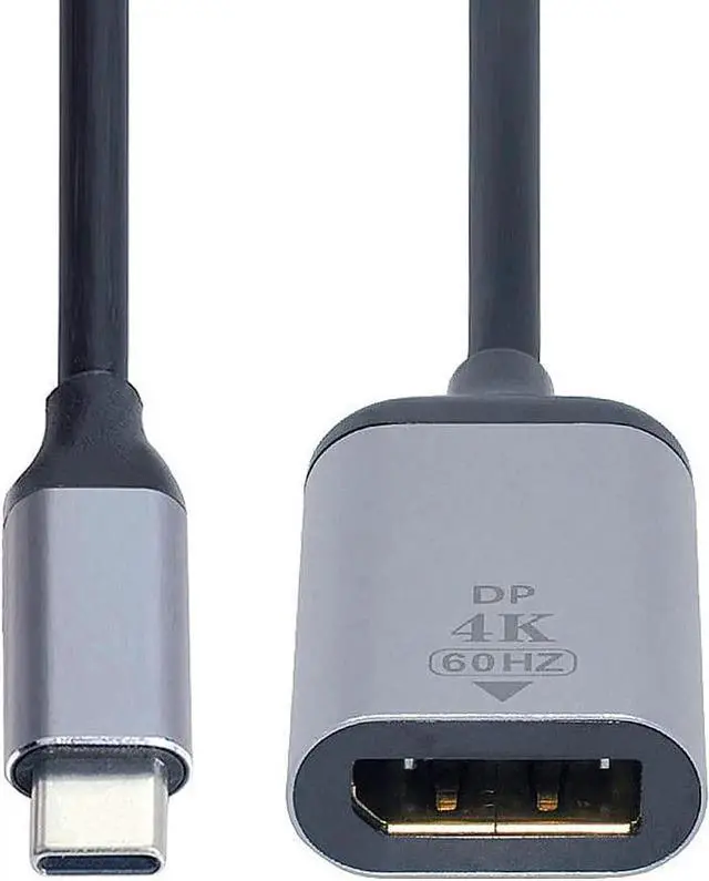 Alt view image 7 of 7 - 4K 2K 60hz USB-C Type C Male to Displayport Female Monitor DP Cable Adapter for Tablet & Phone & Laptop