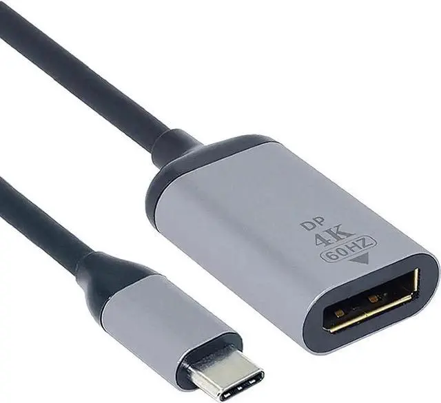 Alt view image 5 of 7 - 4K 2K 60hz USB-C Type C Male to Displayport Female Monitor DP Cable Adapter for Tablet & Phone & Laptop