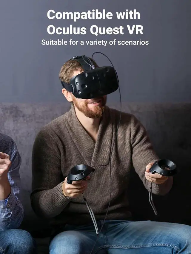 Alt view image 2 of 7 - UGREEN USB to USB C Cable USB C 3.0 Cable 5Gbps Data Transfer Type C Cable Fast Charging Nylon Braided Cord for Android Auto/iPhone 16/Galaxy S21 S20 A53 A71/iPad Mini 6/Switch/PS5 Controller, 3.3FT