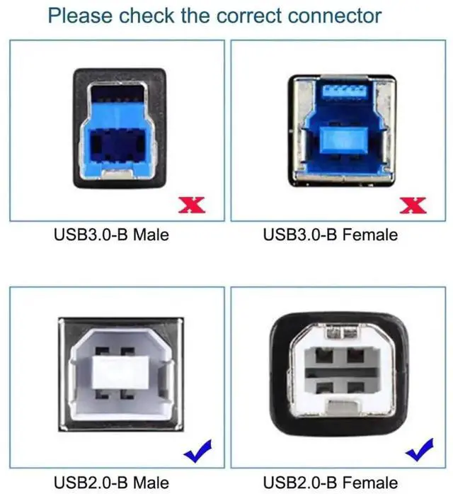 Alt view image 7 of 7 - USB 2.0 Front Panel Header 9/10Pin Male to USB 2.0 Type-B Female Mainboard Header Port Extension Cable Adapter 1.64FT/0.5M