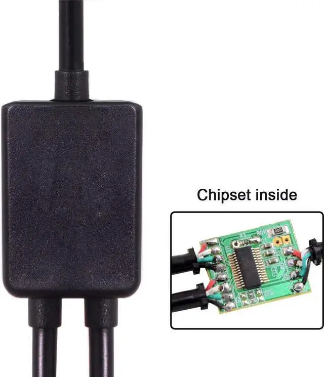 Alt view image 3 of 6 - USB 1 to 2 OTG HUB Cable USB2.0 Splitter with Chipset for Laptop PC Mouse Flash Disk