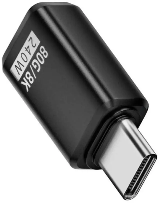 Main image of USB C Extender Adapter,USB 5.0 Type C Male to Female Adapter Support 80Gbps Data Transfer PD 240W Fast Charging 16K/8K/5K Video Output