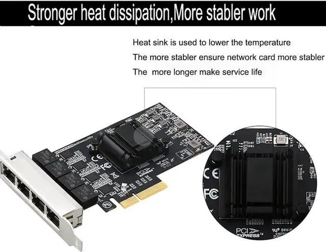 Alt view image 3 of 7 - 2.5GBase-T PCIe Network Adapter RTL8125B 2500/1000/100Mbps PCI Express Giga-bit Ethernet Card RJ45 LAN Controller Support PXE for Windows/Linux/MAC with Low Profile
