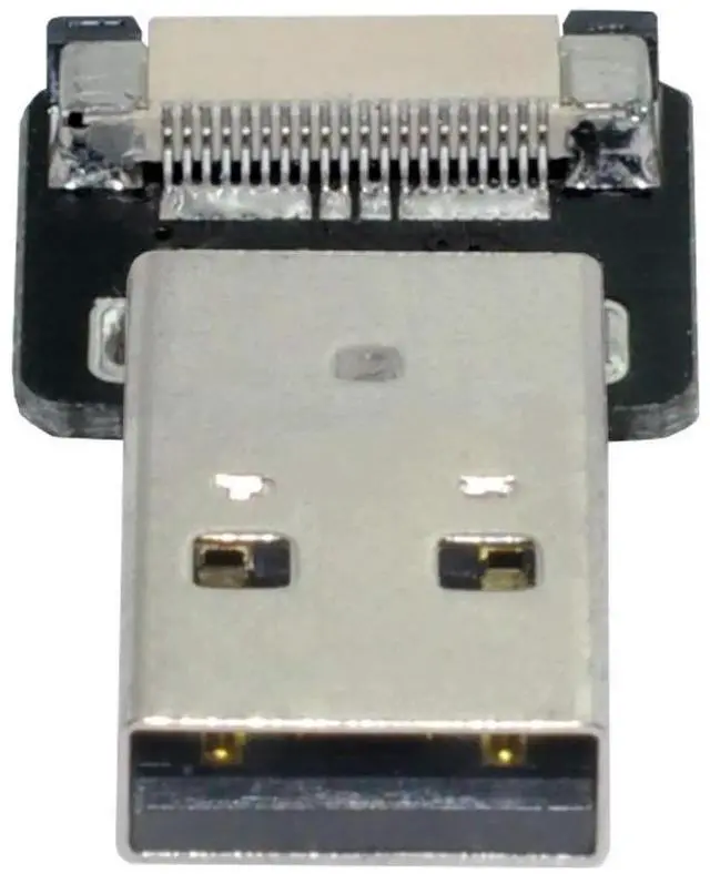 Main image of USB 2.0 Male Flat Connector Support 480Mbps Data Transfer 5V Charging for Ribbon Cable,Raspberry Pi, GoPro,Drone, Camera, Gimbal