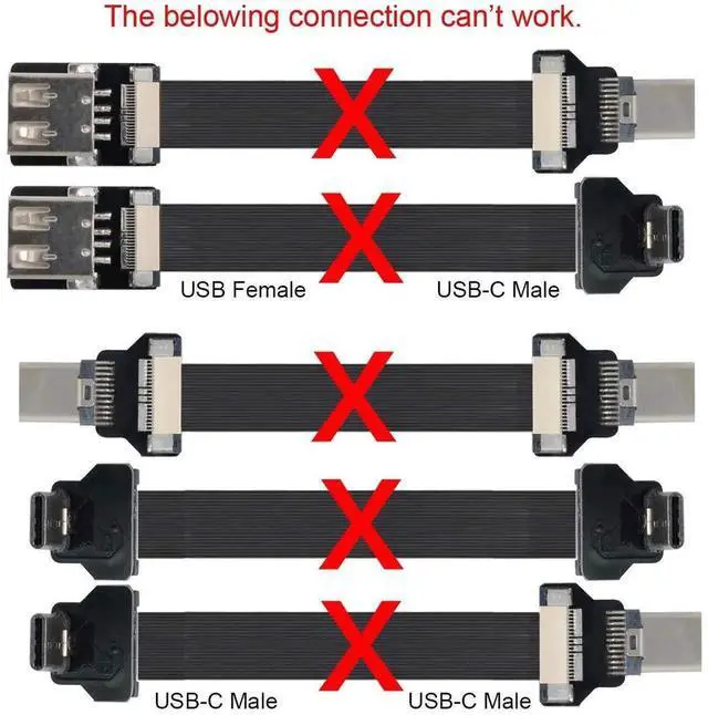 Alt view image 3 of 7 - USB 2.0 Female Flat Connector Support 480Mbps Data Transfer 5V Charging for Ribbon Cable,Raspberry Pi, GoPro,Drone, Camera, Gimbal