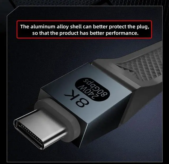 Alt view image 3 of 7 - USB C Short Flat Cable, USB 5.0 Type C Male to Female Extension Cable Support 80Gbps Data Transfer PD 240W Fast Charging 16K/8K/5K Video Output 0.42FT/13cm