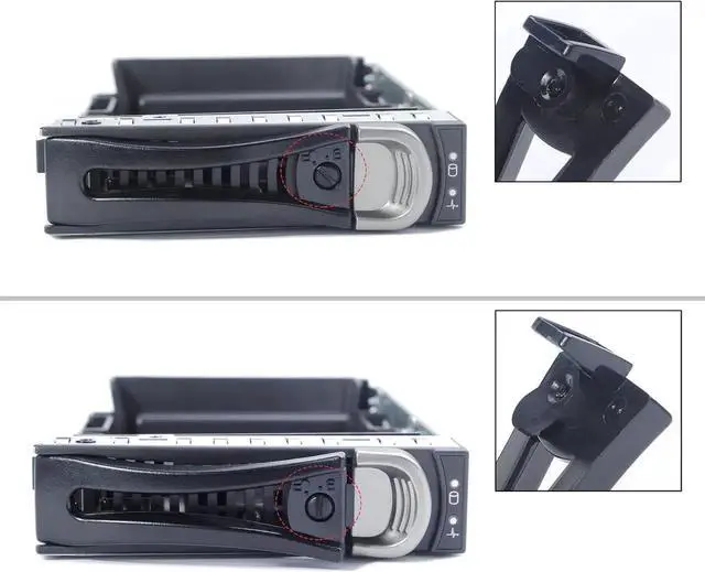 Alt view image 2 of 4 - Hard Drive Tray Caddy 5RW66 SSD Caddy 3.5 Hard Drive Bracket Compatible with D-ELL C6320 C6220 C6320P