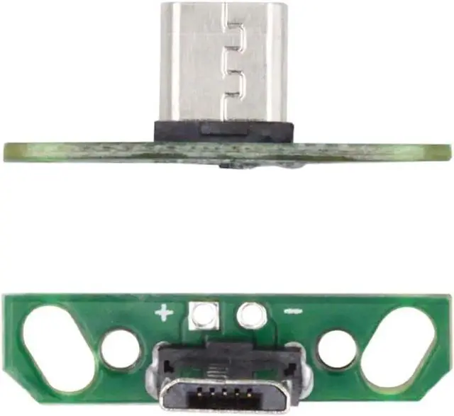 Alt view image 6 of 7 - 5 Pack USB 2.0 DIY Connector,Micro USB 2Pin Male Plug Port Repair Replacement Solder Adapter