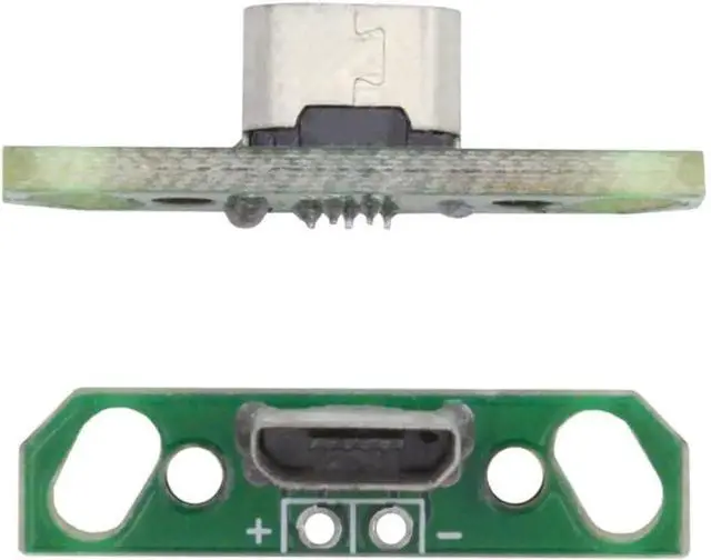 Alt view image 6 of 7 - 5 Pack USB 2.0 DIY Connector,Micro USB 2Pin Female Socket Port Repair Replacement Solder Adapter
