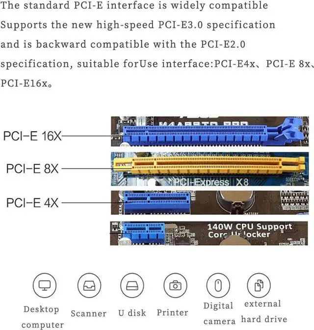 Alt view image 5 of 7 - PH65CC PCIE3.0 to USB3.1 + USB-C Expansion Card 10Gbps with Full and Half Baffle Support PCI-E X4 X8 X16