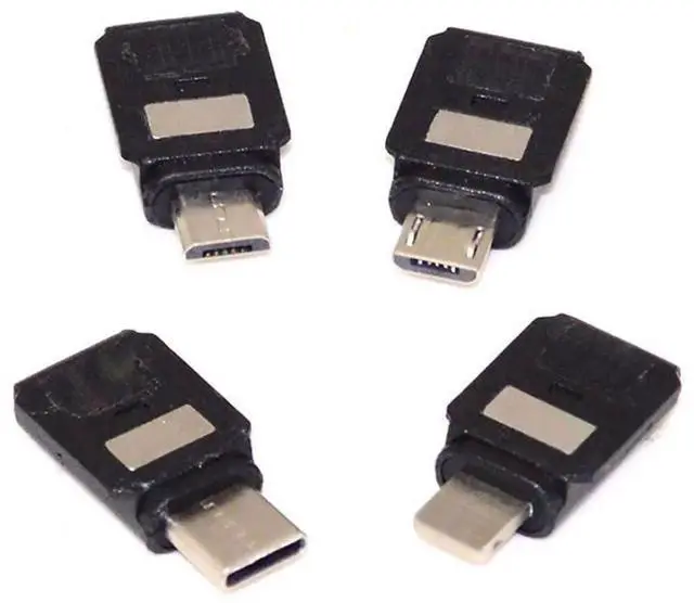 Main image of 4 Pack USB C & Micro USB to OSMO Pocket1/2 Connector Adapter Handheld Gimbal Camera Accessories