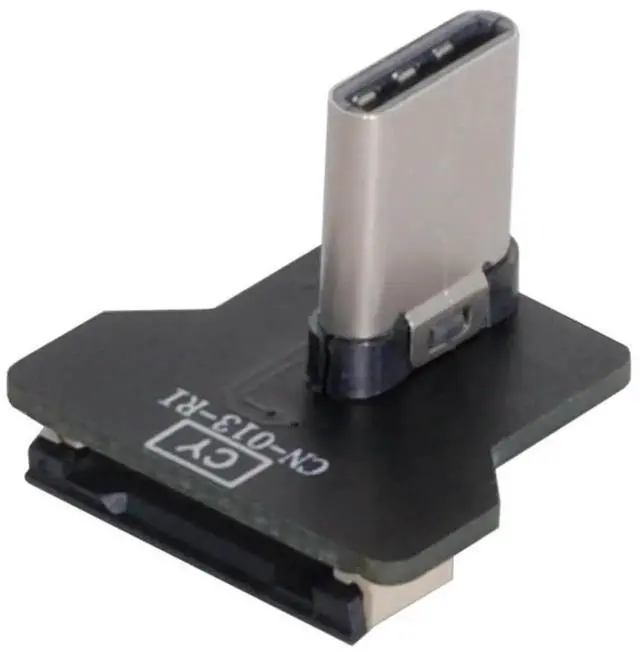 Main image of USB 2.0 Type C Male 90 Degree Angled Flat Connector Support 480Mbps Data Transfer 5V Charging for Ribbon Cable,Raspberry Pi, GoPro,Drone, Camera, Gimbal