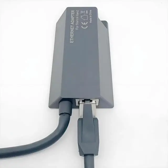 Alt view image 4 of 5 - RJ45 Ethernet Patch Cable (8P8C MaleMale) 1 m, Pure Copper, 6.2 mm OD, Gray, Compatible with Starlink Standard Gen 3 & Gen 2 (with Ethernet Adapter)