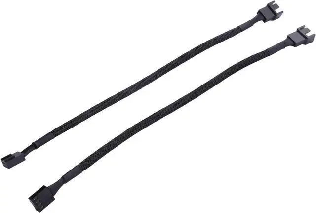 Alt view image 2 of 6 - 10PCS 4 Pin PWM Fan Extension Power Cable Connector Case Male to Female Extending Cables Compatible with 4 Pin/3 Pin Fan