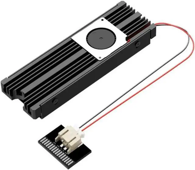 Main image of FOR M2 SSD Cooling Pad HeatSink NVME PCIE for M2 2280 SSD Hard Disk Heatsink Fan Cooler for Desktops PC