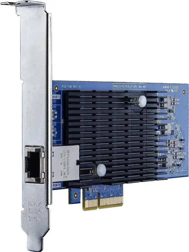Alt view image 5 of 7 - 10Gb PCI-E Network Card Compatible for Intel X550-T1, Single RJ45 Copper Port, with Intel X550-AT2 Controller, 10G PCI Express LAN Adapter NIC Support Windows Server, Win 7/8/10/Visa, Linux, Vmware