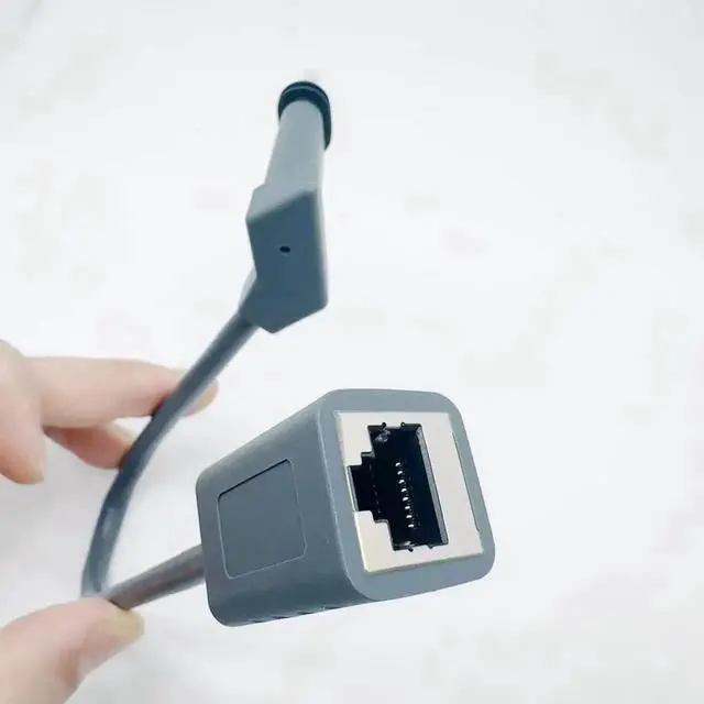 Alt view image 7 of 7 - 20-Pin to RJ45 Waterproof Extension Cable Compatible with Starlink Gen2 Router Ethernet Adapter, CAT6e Network Cable Support, 0.235m/9.25in, Outdoor Dustproof Coupler