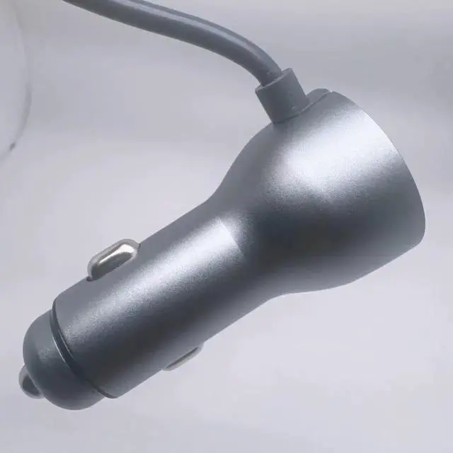 Alt view image 3 of 7 - Mini Digital Multi-Function Car Cigarette Lighter Adapter \u2013 30W USB-C & USB-A Output, Compatible with Starlink Mini (78.74 in)