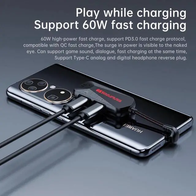 Alt view image 4 of 7 - USB-C 3-in-1 Audio Charging Adapter, Supports 60W PD Fast Charging, High Fidelity 32bit Audio Output, Compatible with iPhone 16/15 Pro Max/Samsung/iPad Pro/Air(GS1-USBC 90°)