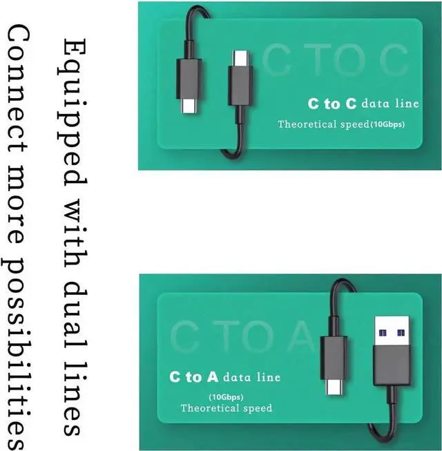 Alt view image 2 of 7 - PH882JS M.2 NVMe USB3.2 Gen2 10Gbps High Speed SSD Enclosure with JMS583 Host Control Support 2230 2242 2260 2280 SSD