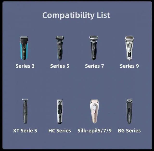 Alt view image 4 of 7 - 2pcs/lot USB Type-C to 2-Pin Adapter Power Charge Compatible with Braun Electric Hair Clipper Beard Trimmers Shavers