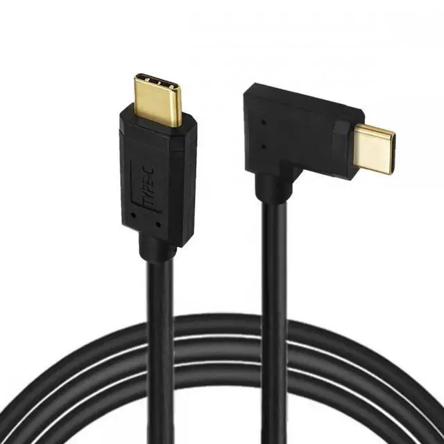 Main image of Cable USB3.1 Type-C Male to USB-C Horizontal 90 Degree Left Right Angled 10Gbps Data Cable 65W