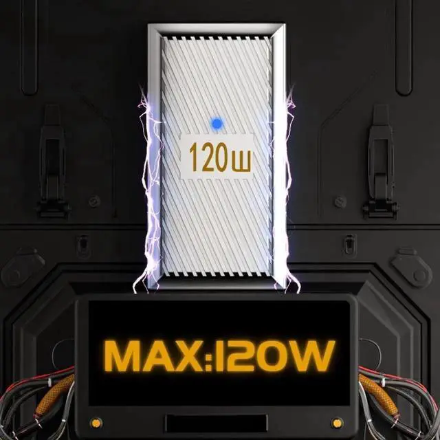 Alt view image 7 of 7 - USB-C USB 3.1 Type C Male to USB 3.0 A Female 10Gbps OTG Data 120W Power Low Profile Angled Adapter Alloy Shell Mecha Cyberpunk Style