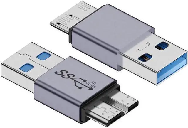 Main image of USB-C USB 3.1 Type A Male to Micro USB 3.0 Male Data Adapter 10Gbps Data Power for Laptop SSD Disk