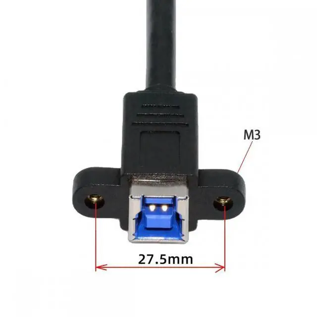 Alt view image 5 of 7 - USB 3.0 Type-B Female to USB3.0 20Pin IDC Header Male Cable Extension 5Gbps for Disk SSD Camera Data 30cm