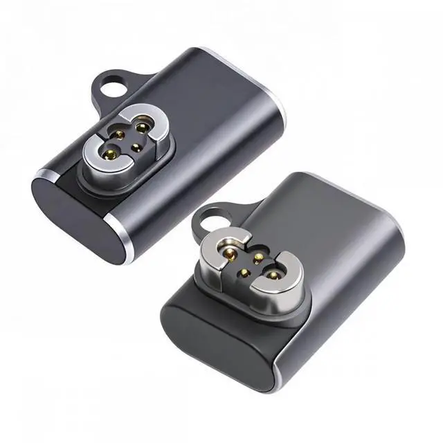Main image of 2pcs/lot Magnetic Charging Adapter USB Type-C to 4-Pin Horizontal Vertical Rhomboid Contacts Compatible with Bone Conduction Headphone S70