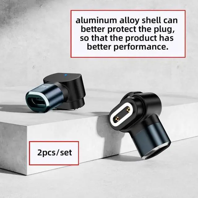 Alt view image 4 of 7 - 2pcs/lot Magnetic Smart Watch Charging Adapter Vertical USB Type-C to 2-Pin Compatible with IMOO Z6 Z6S Z6Pro Z7 Z7A Z7S Z8 Z8A Z9 Z10 Z11