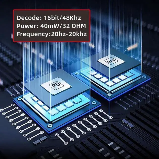 Alt view image 2 of 7 - USB-C Type-C Male to 3.5mm Female Audio DAC AUX Music 16bit 48kHz & 100W PD Power Cable for Laptop Tablet Phone