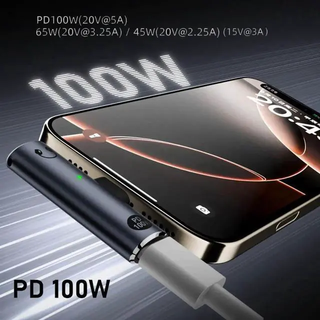 Alt view image 4 of 7 - USB-C Type-C to 3.5mm Audio DAC AUX Music 16bit 48kHz & 100W PD Power Adapter for Laptop Tablet Phone