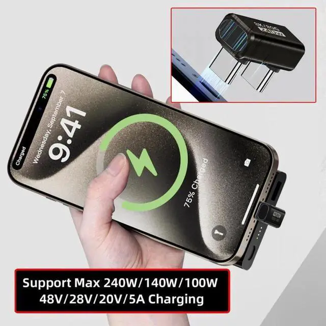 Alt view image 4 of 7 - Cable USB5.0 80Gbps Male to Male Extension Adapter Opposite U Shape Back Angled with 240W 16K 8K 5K Compatible with USB4.0 Thunderbolt3/4/5