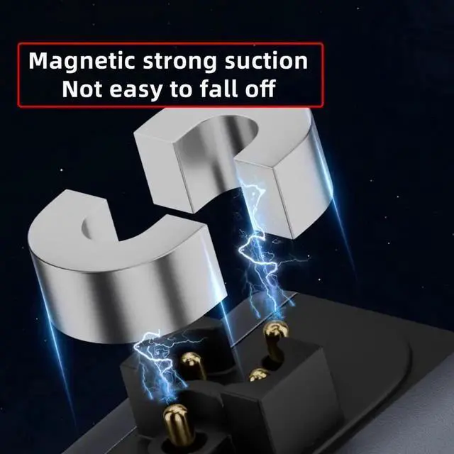 Alt view image 5 of 7 - 2pcs/lot Magnetic Charging Adapter USB Type-C to 4-Pin Horizontal Vertical Rhomboid Contacts Compatible with Bone Conduction Headphone S70