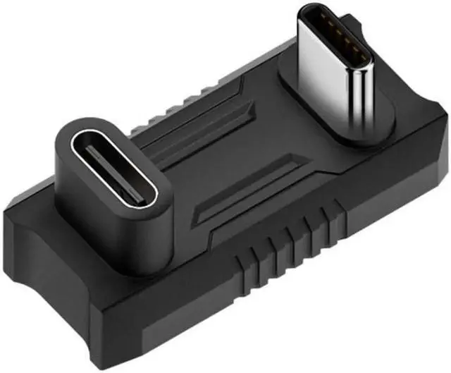 Main image of 20Gbps USB3.1 Type C Male to Female Power Data Video Adapter Opposite U Shape Back Angled Compatible with ROG Ally Steam Deck Phone NS Switch