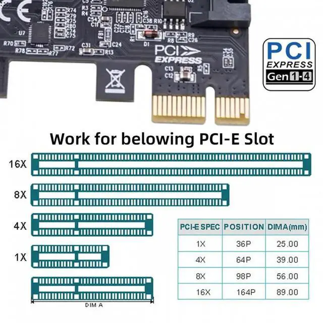 Alt view image 2 of 7 - USB3.1 Gen1 5Gbps Dual Type-A & Type-C USB-C Female to PCI-E Express 1x Card Adapter uPD720201 with Low Profile Bracket