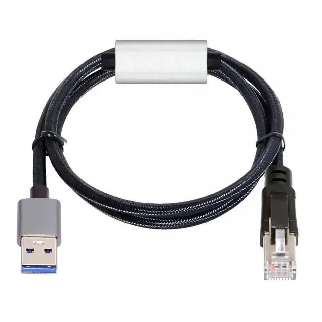 Main image of USB to Ethernet Cable USB3.0 Type-A to RJ45 Male Cord Directly Connected 1000Mbps Gigabit LAN Network Compatible with USB2.0