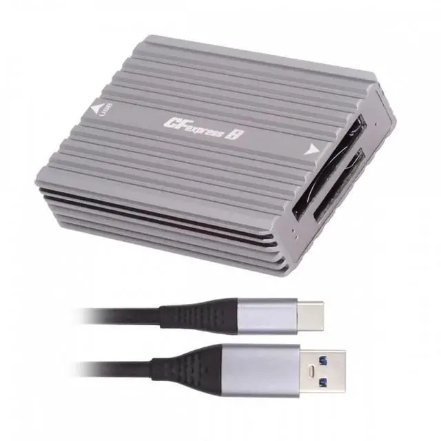 Alt view image 4 of 7 - USB3.1 Type-C USB3.0 Type-A to CF Express Extension Card Reader CFE Type-A & Type-B CFA R5 Z6 Z7 CFB Memory Card
