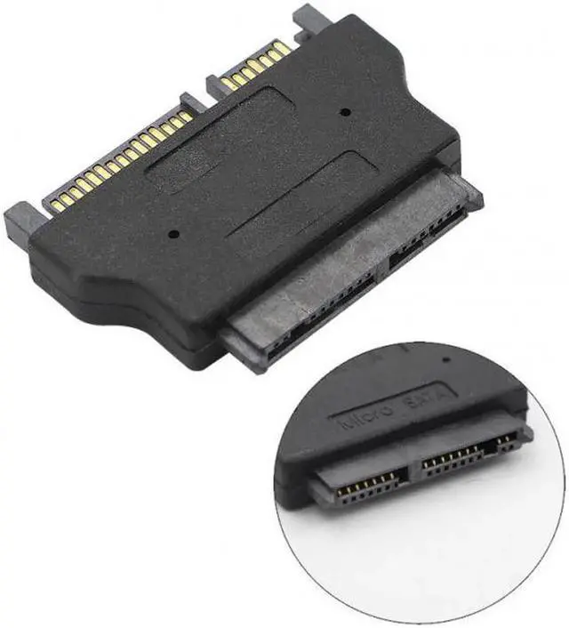 Alt view image 3 of 6 - U3-067+SA-006 1set USB 3.0 to SATA 22PinSATA to 16Pin Micro SATA Adapter for 1.8" 2.5" Hard Disk Driver With Extral USB Power Cable