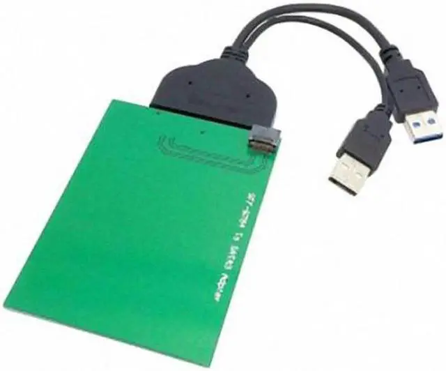 Main image of U3-067+SA-118 USB 3.0 to SATA 22pin 2.5" Hard Disk to WD5000MPCK SFF-8784 SATA Express SSD Adapter